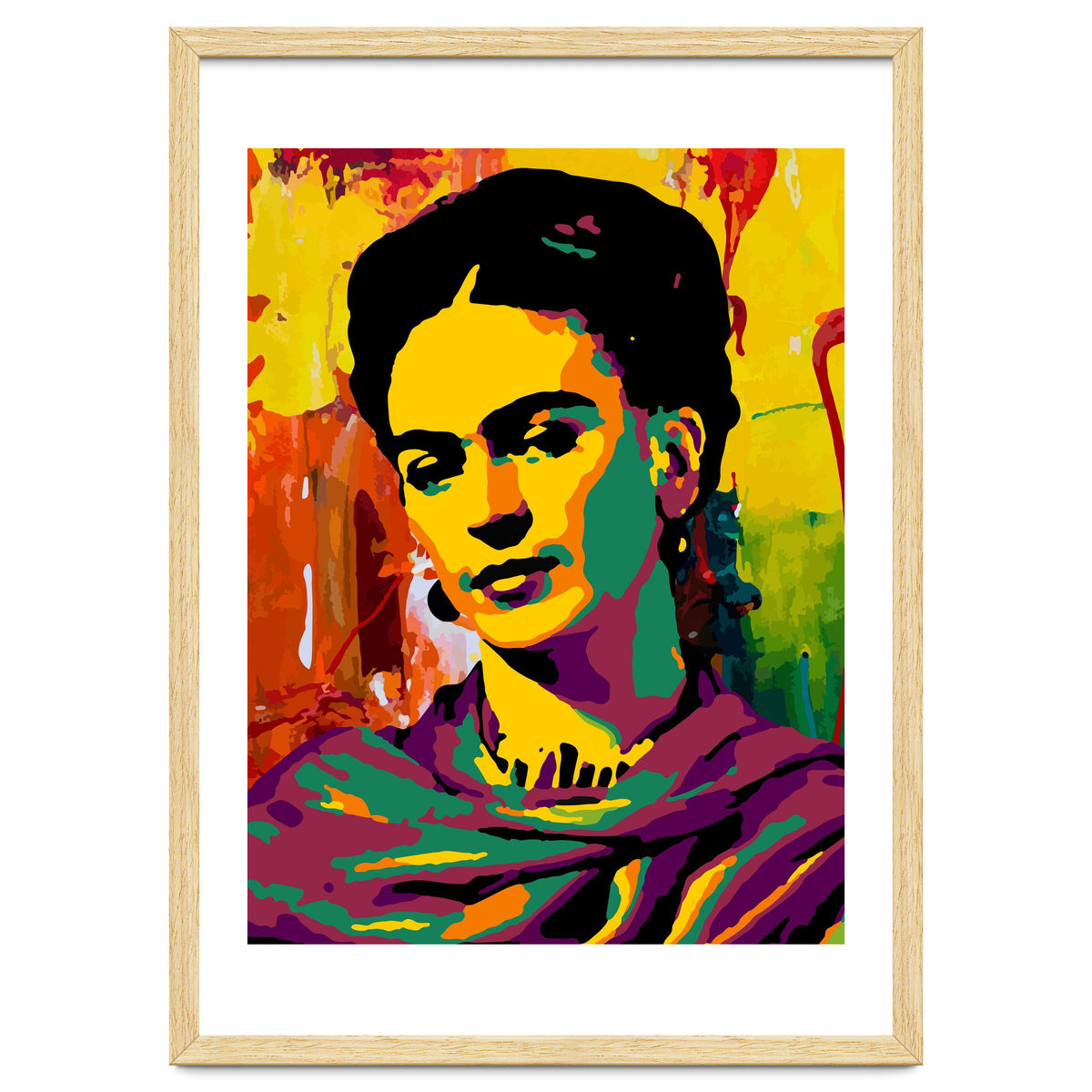 Frida Kahlo Abstract 3