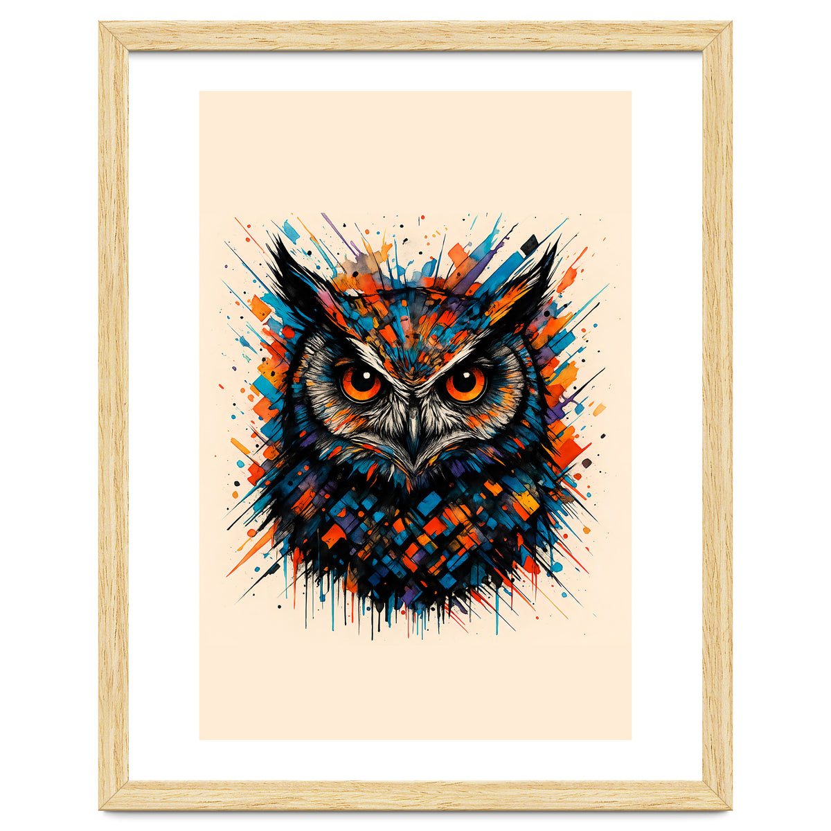 Owl Animal Watercolor