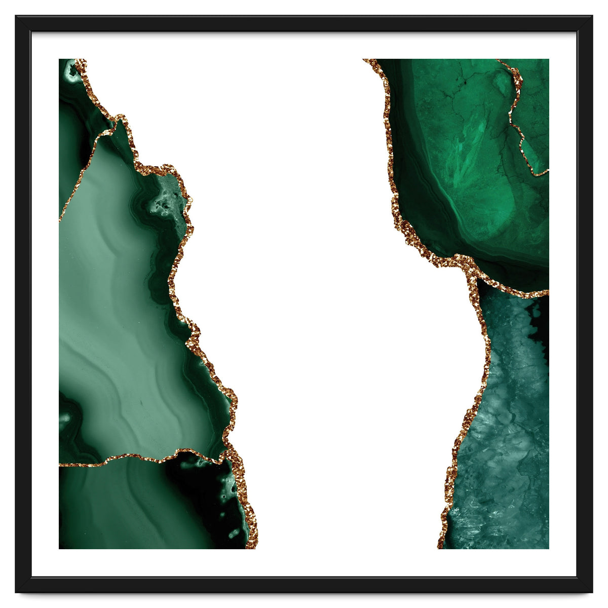 Emerald & Gold Agate Texture 15