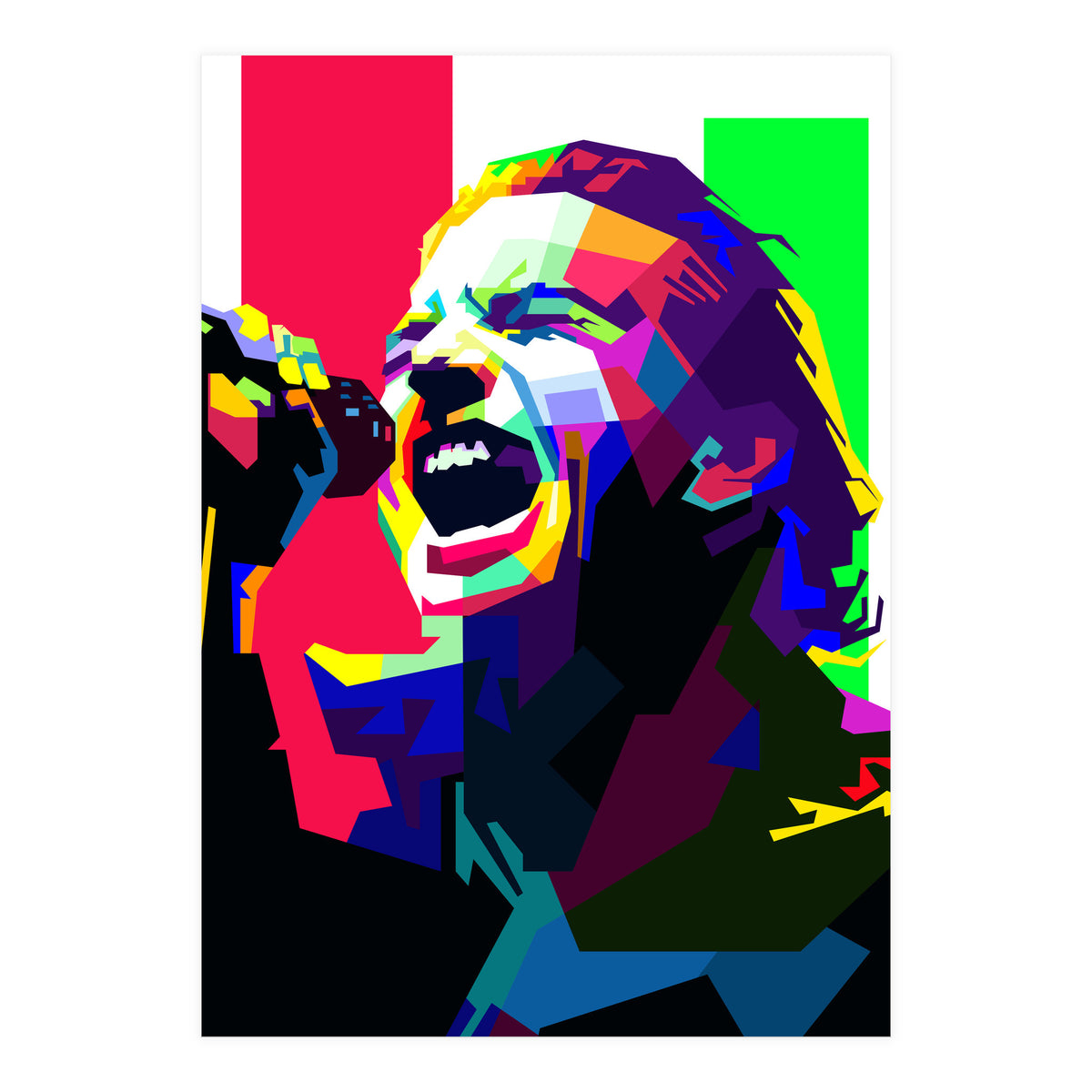 Eddie Vedder Singer Guitarist WPAP Trending Now (Print Only)