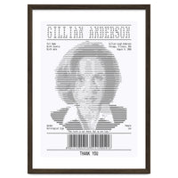 Receipt Art Gillian Anderson