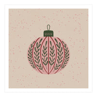 Christmas globe with branches (Print Only)