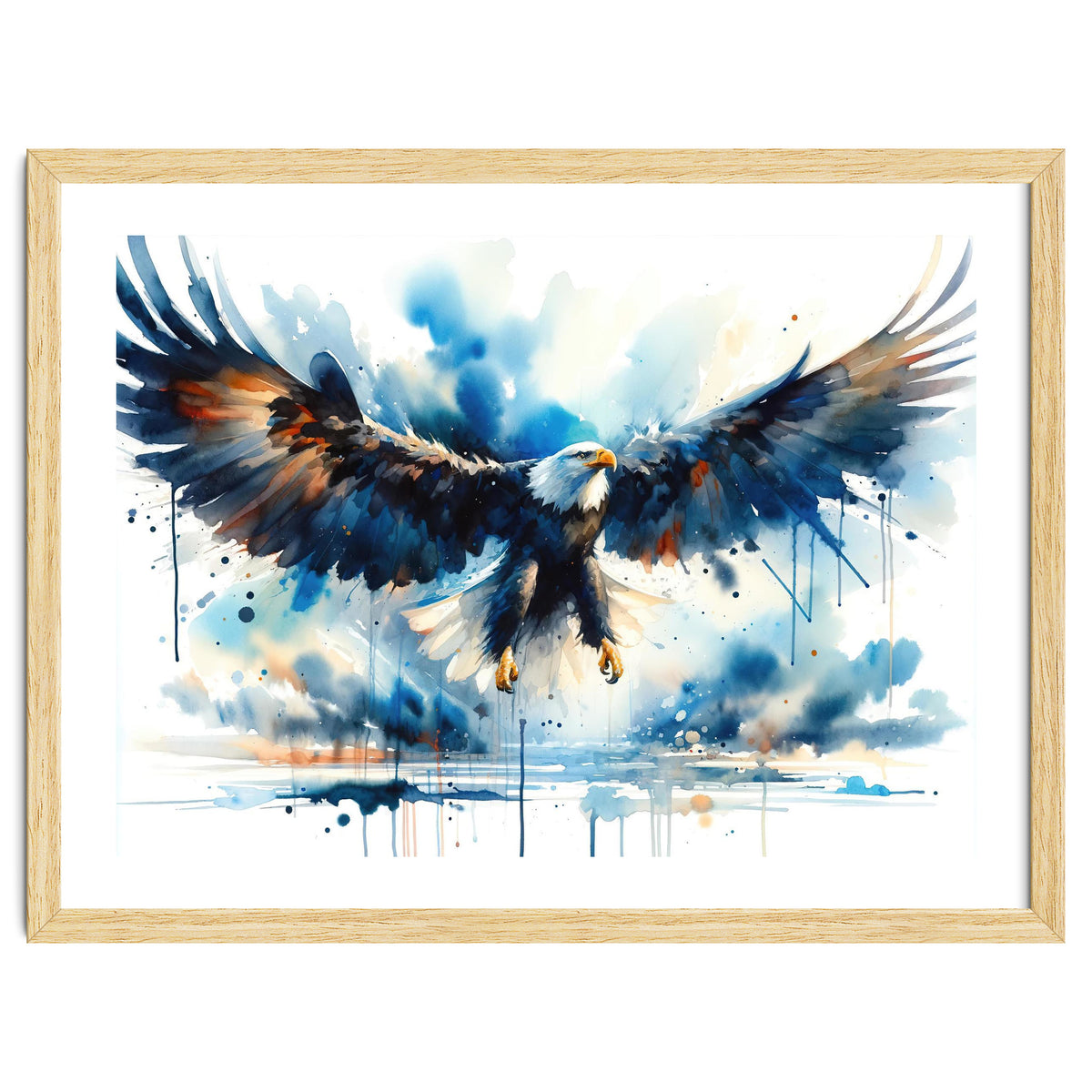 Soaring Spirit Of Freedom Eagle In Flight