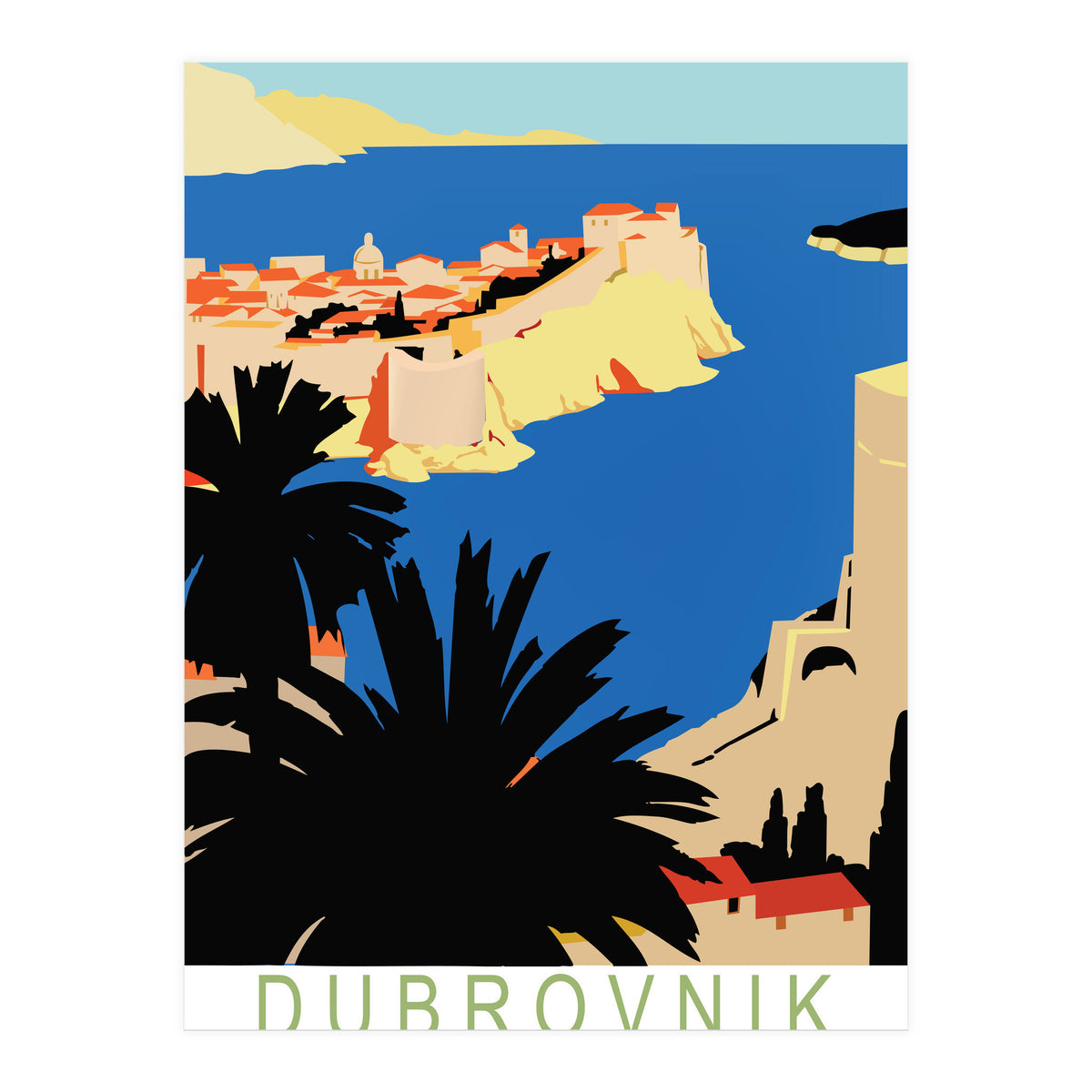 Dubrovnik, Adriatic Sea, Croatia (Print Only)