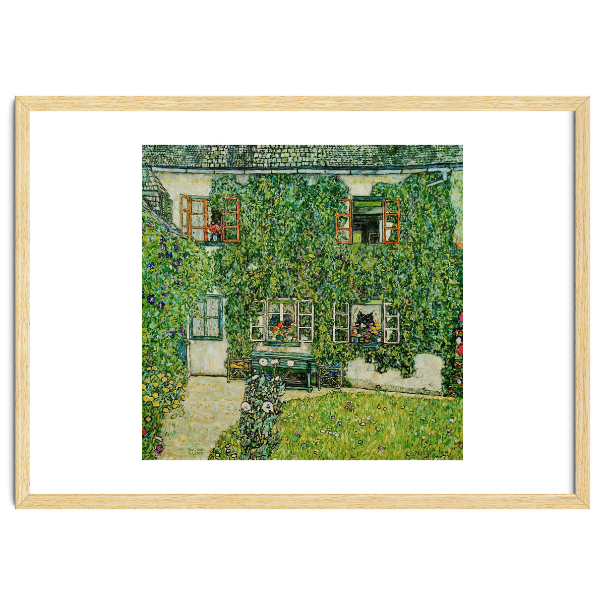 Forsthaus in Weissenbach am Attersee - Forestry house   in Weissenbach on Attersee-Lake,1912.