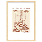Susanna At The Bath – Jean Baptiste Santerre thumbnail