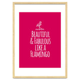 Beautiful and fabulous like a flamingo thumbnail