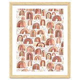 Cute Watercolor Rainbows Terracota thumbnail