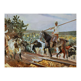 'Andalusia, The Round Up', 1914, Oil on canvas, 358 x 766,5 cm. (Print Only) thumbnail