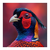 Close Up Pheasant Bird Head Detailed Feathers (Print Only) thumbnail
