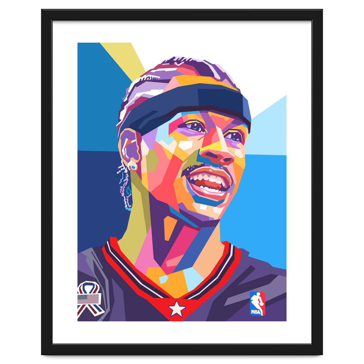 Allen Iverson pop art