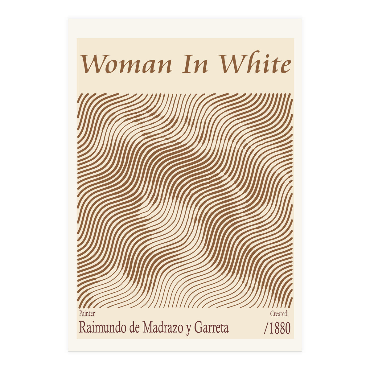 Woman In White – Raimundo De Madrazo Y Garreta (1880) (Print Only)