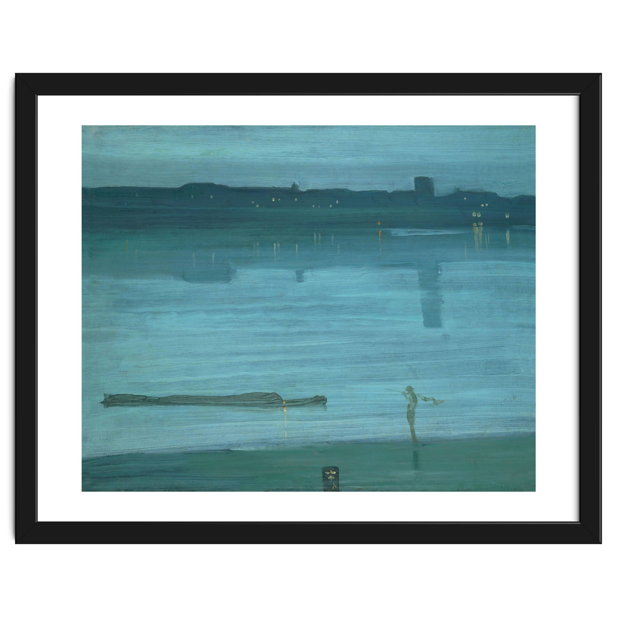 Nocturne, Blue and Silver: Chelsea, 1871 Canvas, 50,2 x 60,8 cm.