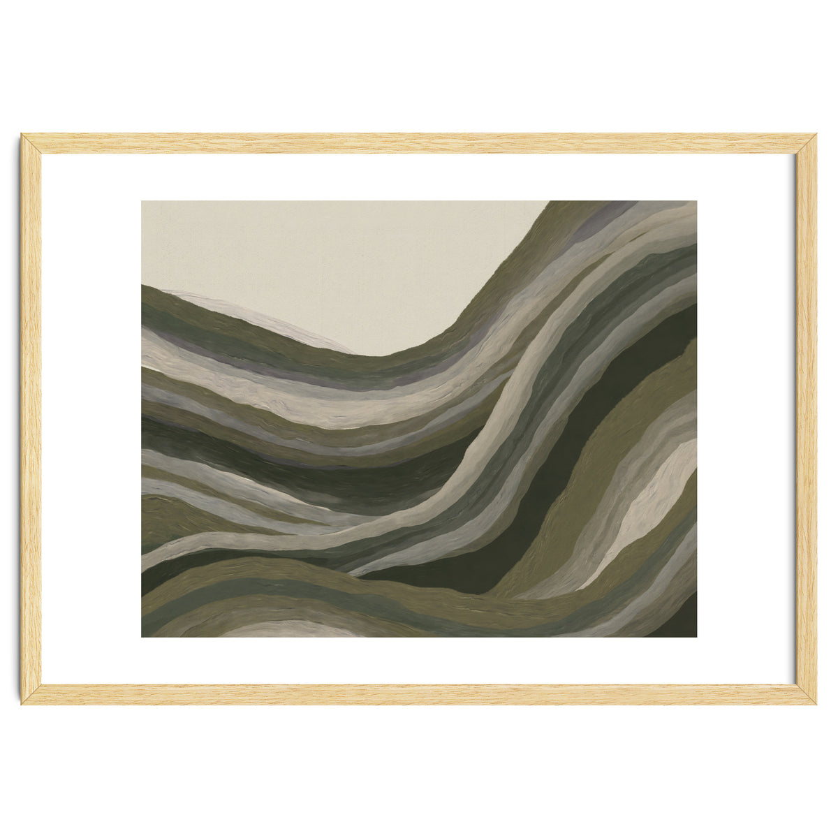 Moody Abstract Hills