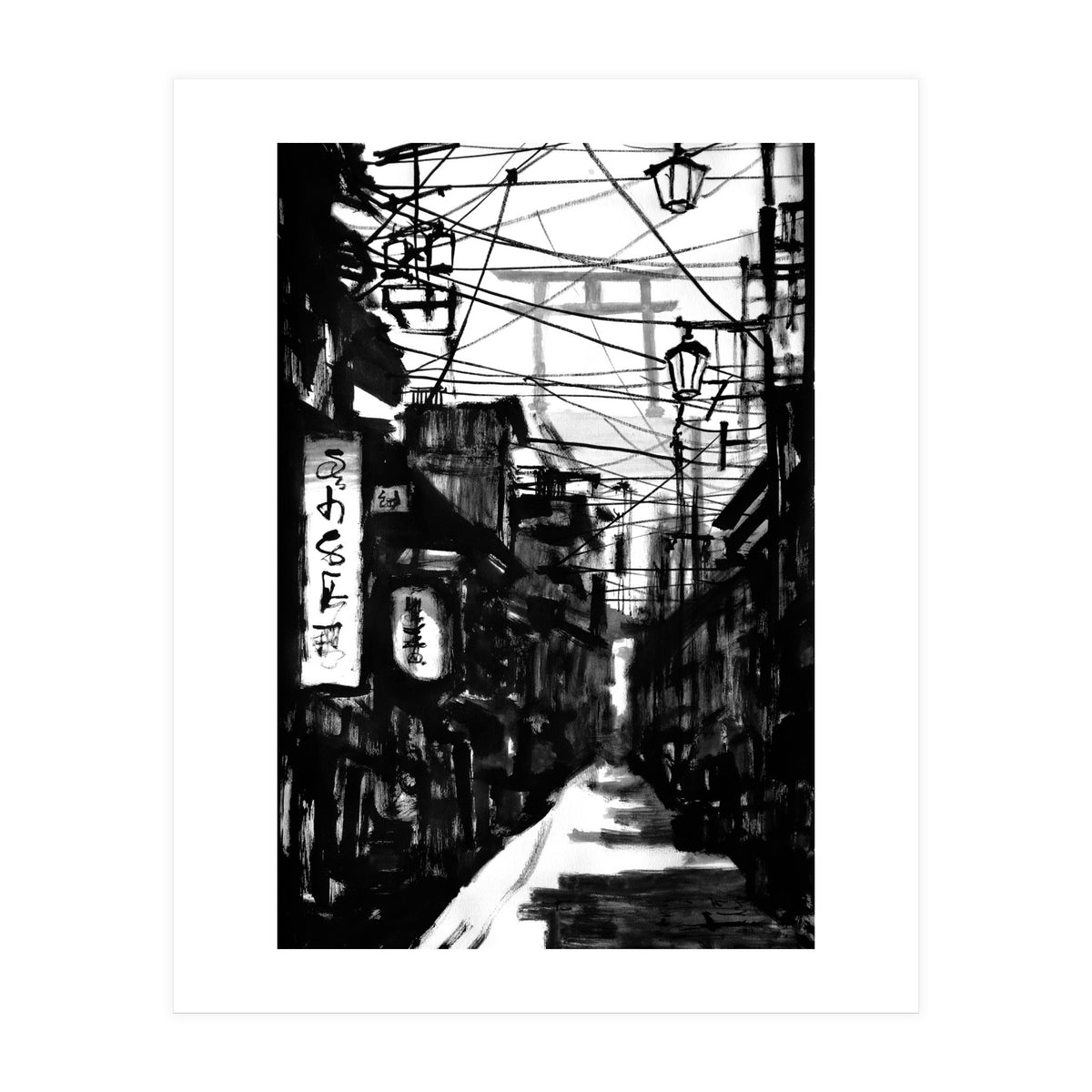 Black Street (Print Only)