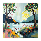 Serene Mountain Lake Landscape (Print Only) thumbnail