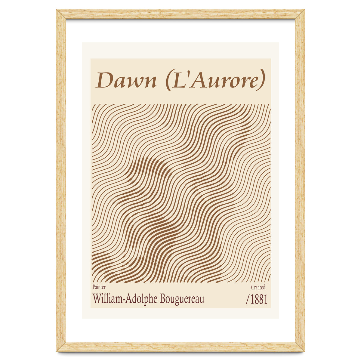 Dawn (l'aurore) – William Adolphe Bouguereau 1881