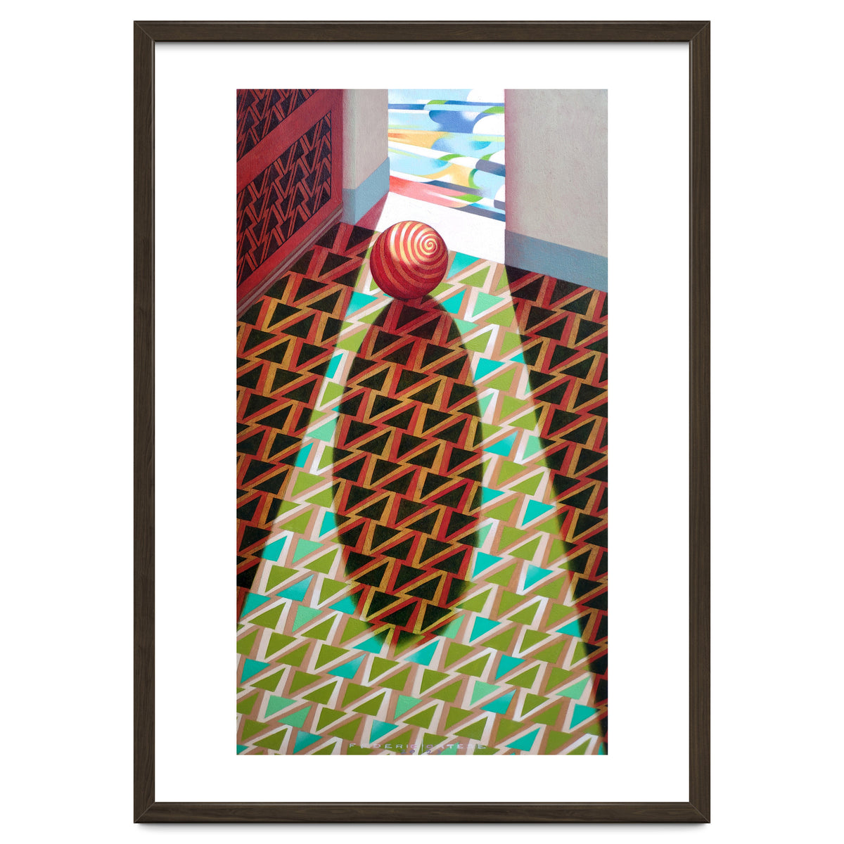 The entrance of the church