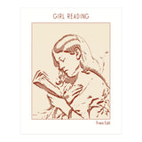 Girl Reading – Franz Eybl (Print Only) thumbnail