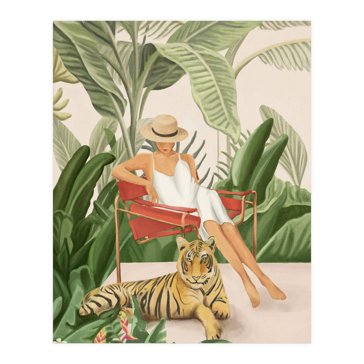 The Lady And The Tiger II (Print Only)