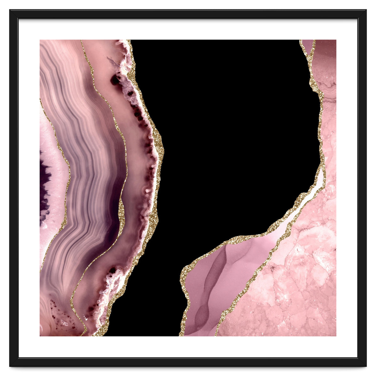 Blush & Gold Agate Texture 01
