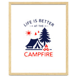 Life Is Better At The Campfire – Funny Camping Quote Gift for Campers thumbnail