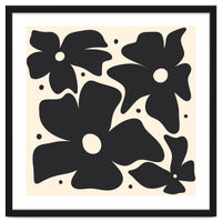 Abstract Monochrome Flowers 3