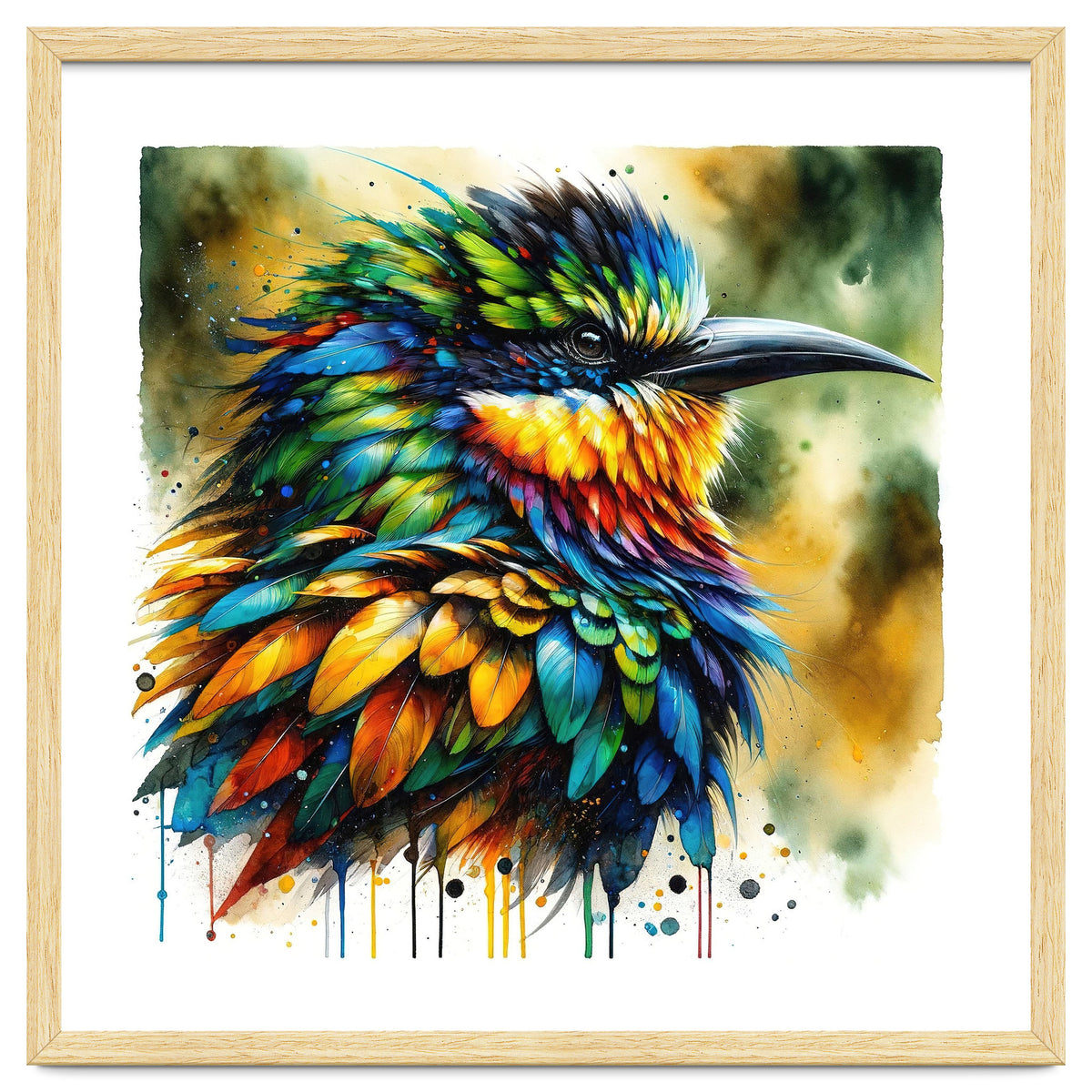 Vibrant Tropical Bird Portrait