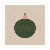 Christmas globe with snowflakes (Print Only) thumbnail