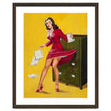 Pinup Girl In Office Accident thumbnail