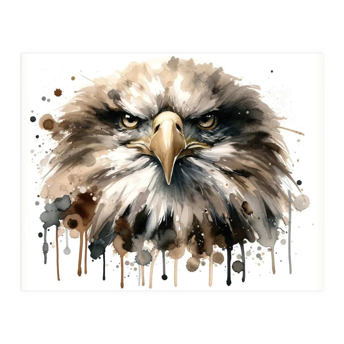 Fierce Bald Eagle Portrait (Print Only)