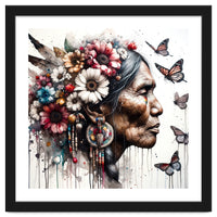 Matriarch With Wildflowers