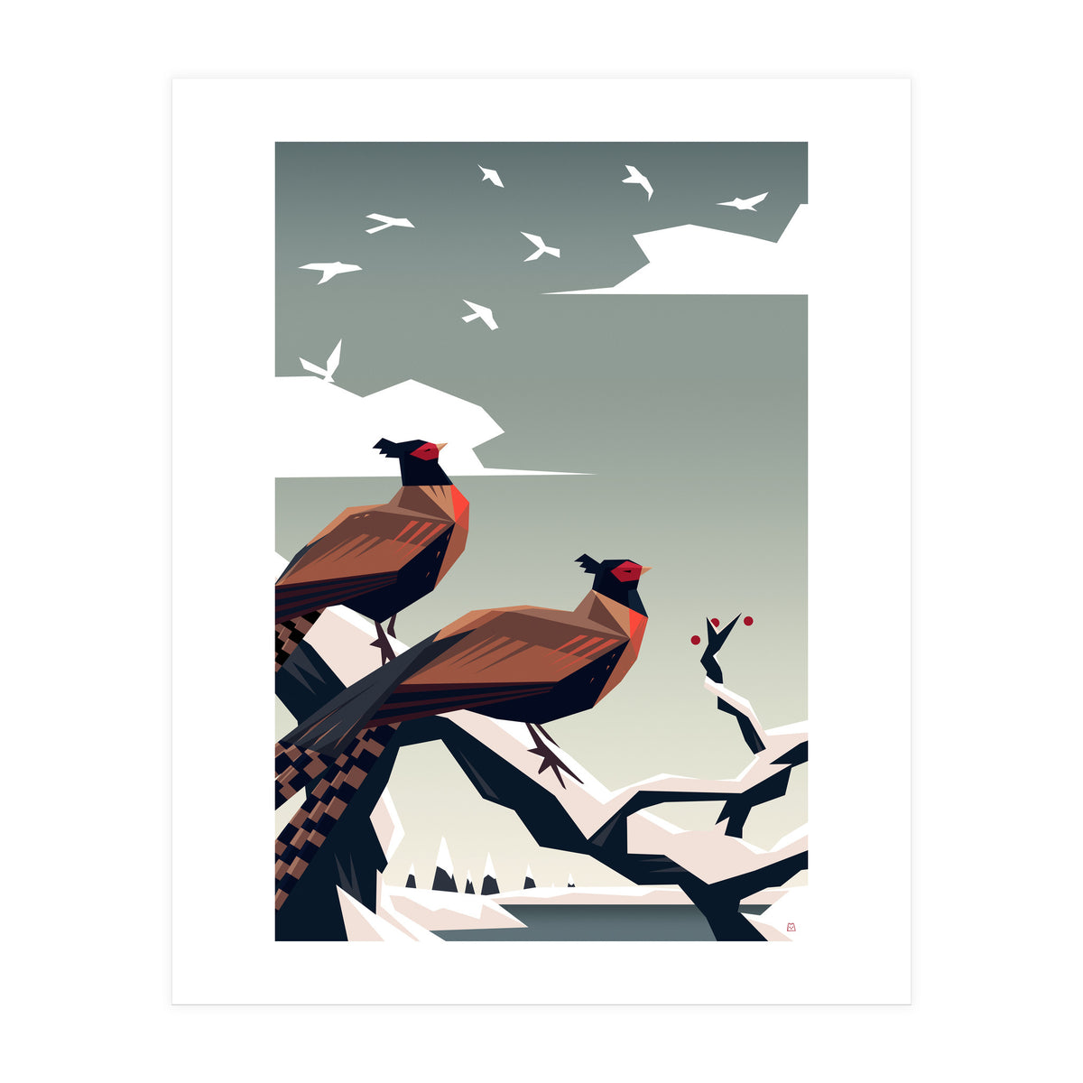 Call of the pheasants (Print Only)