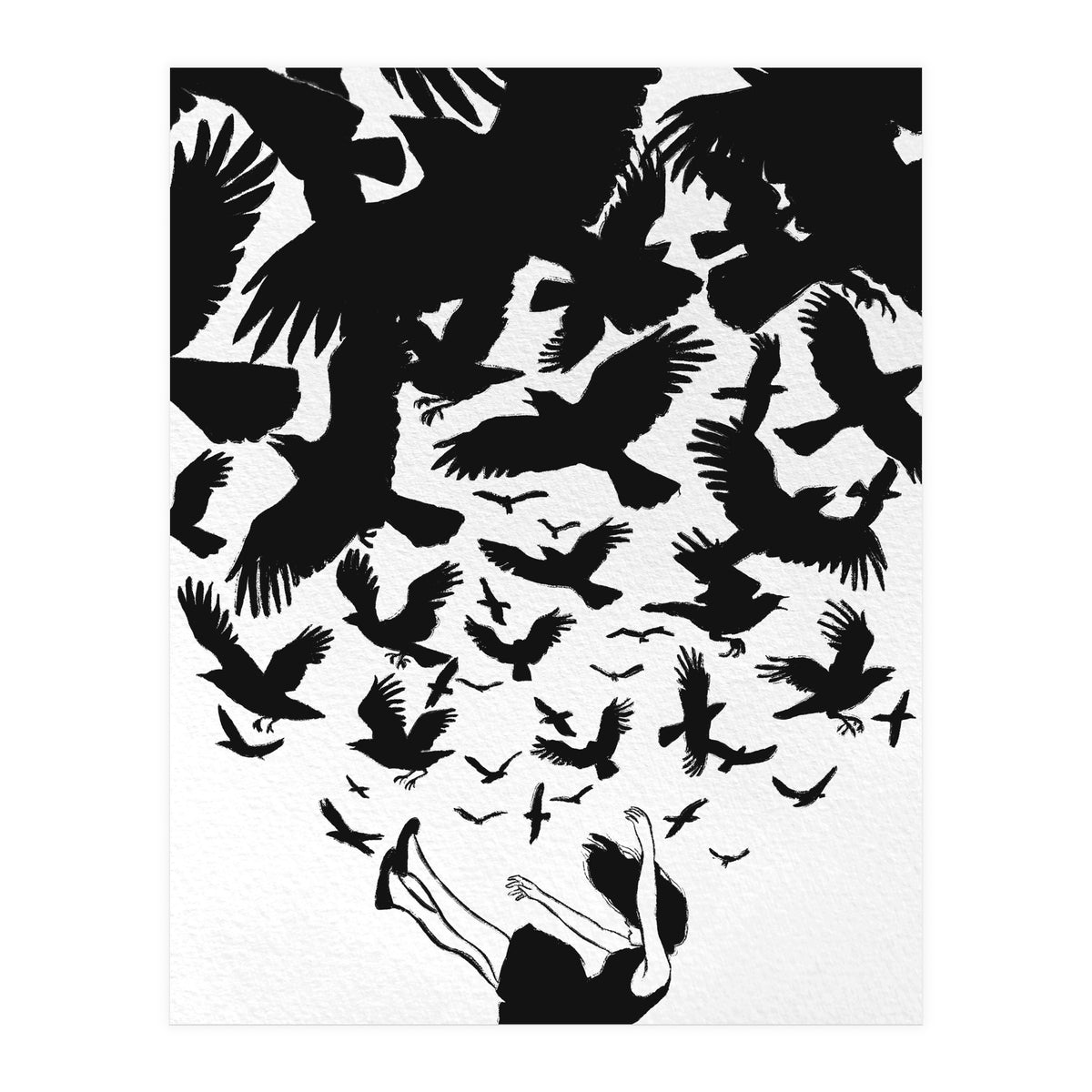 fallen Raven (Print Only)