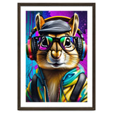 A Chipmunk In Headphones And Glasses thumbnail