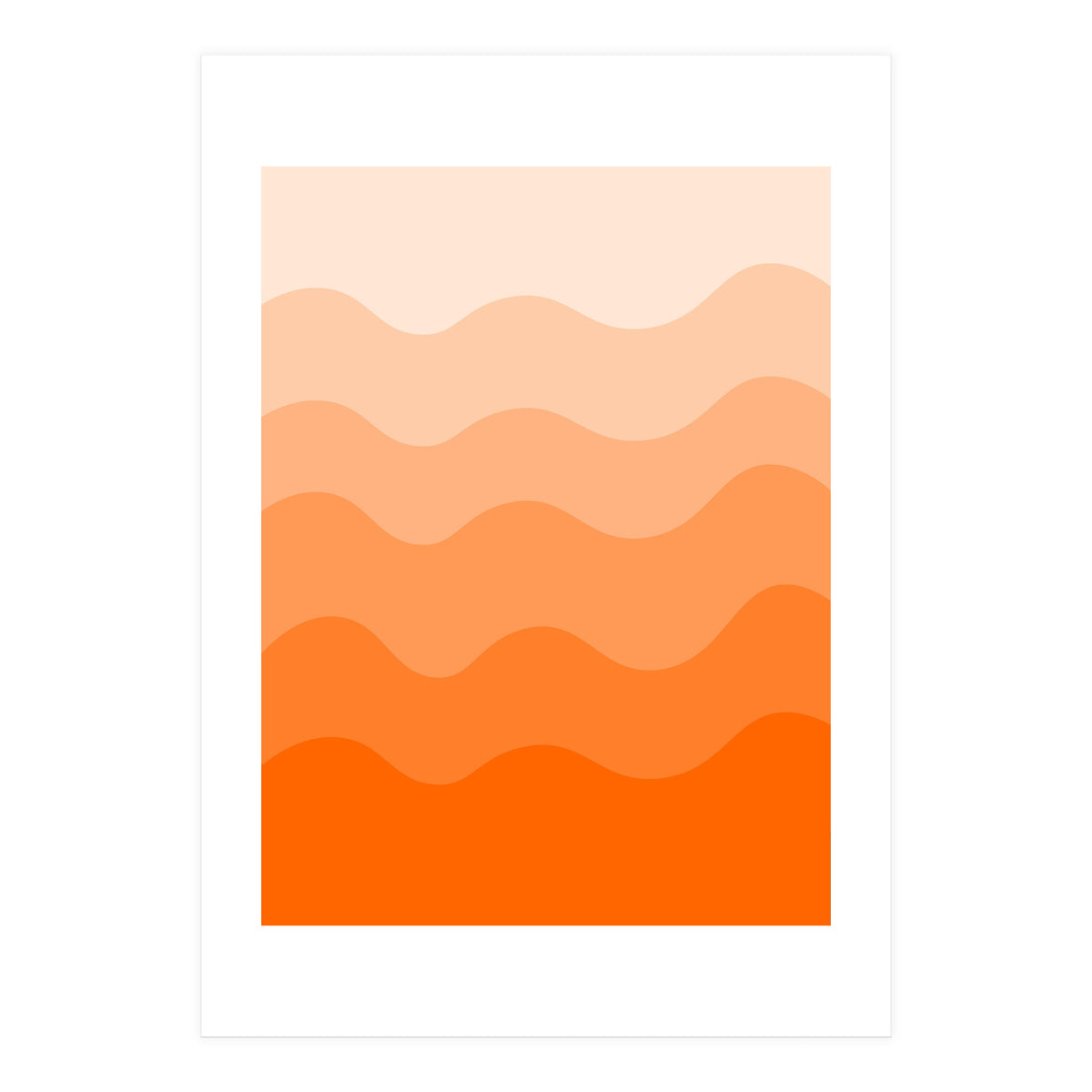 Orange gradient design (Print Only)