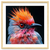 Close Up Of Exotic Bird With Vibrant Plumage thumbnail
