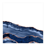 Navy & Rose Gold Agate Texture 20 (Print Only) thumbnail