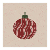 Christmas Globe with swirls (Print Only) thumbnail