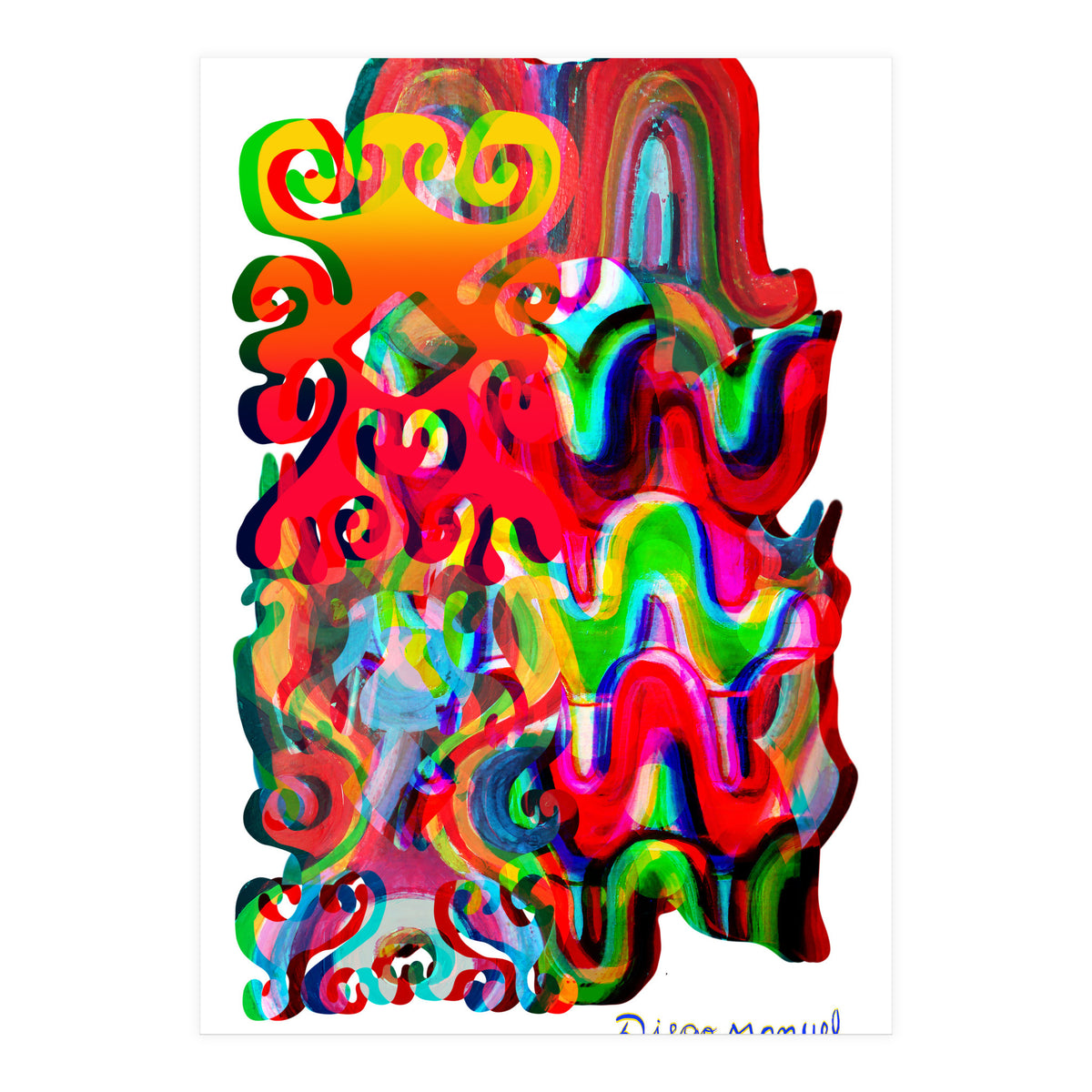 Pop Abstract Asimetrico 37 Copia (Print Only)