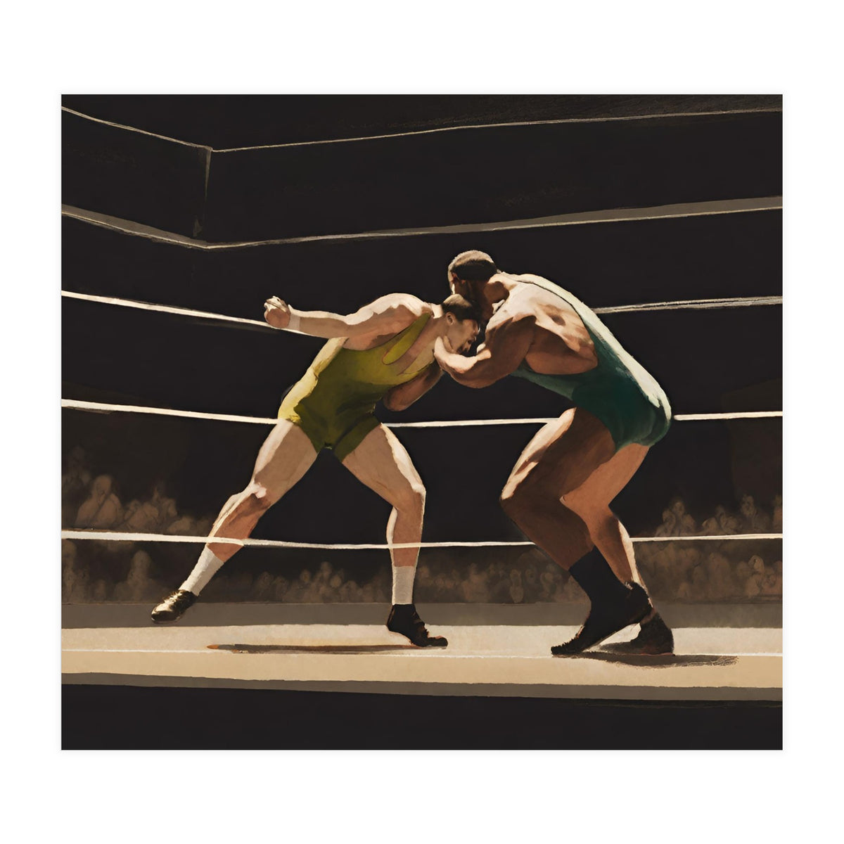 Wrestlers #5 (Print Only)