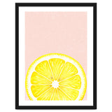 Lemon Slice, Fresh Citrus Kitchen Summer Art thumbnail