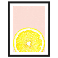 Lemon Slice, Fresh Citrus Kitchen Summer Art