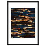 Sunset Reflection, Positivity Hope Growth Optimism Mindset, Nature Marble Dark Ocean thumbnail