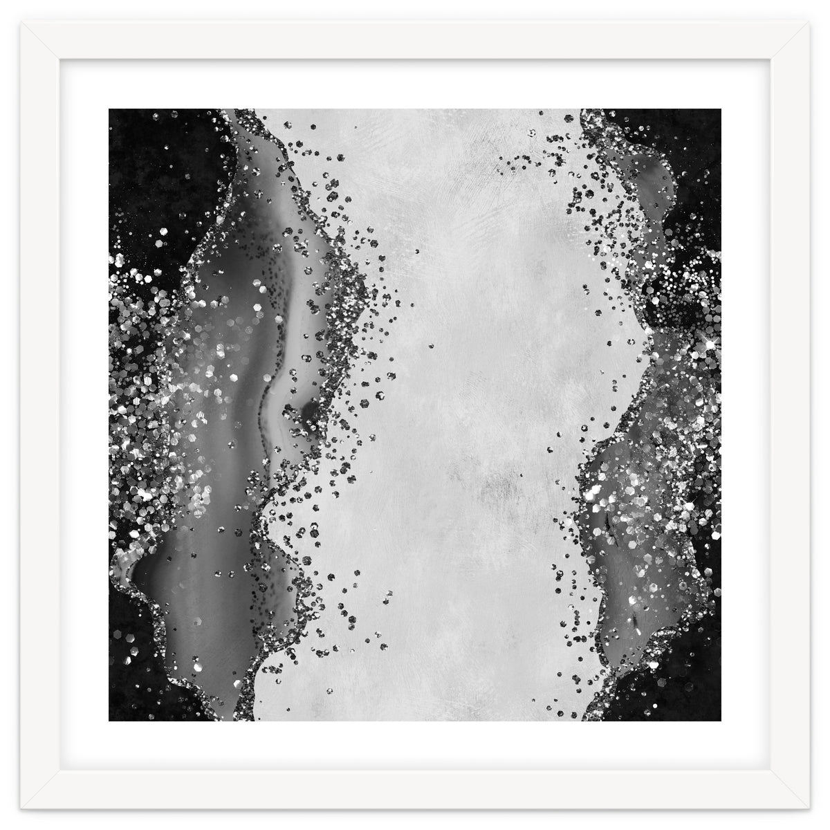 Black Glitter Agate Texture 01