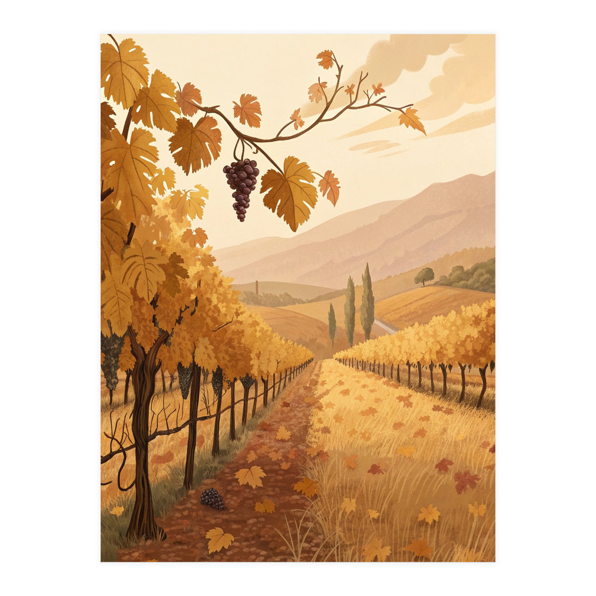Harvest’s Quiet Afterglow (Print Only)