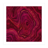 Red Agate Texture 05  (Print Only)