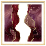 Burgundy & Gold Glitter Agate Texture 06 thumbnail