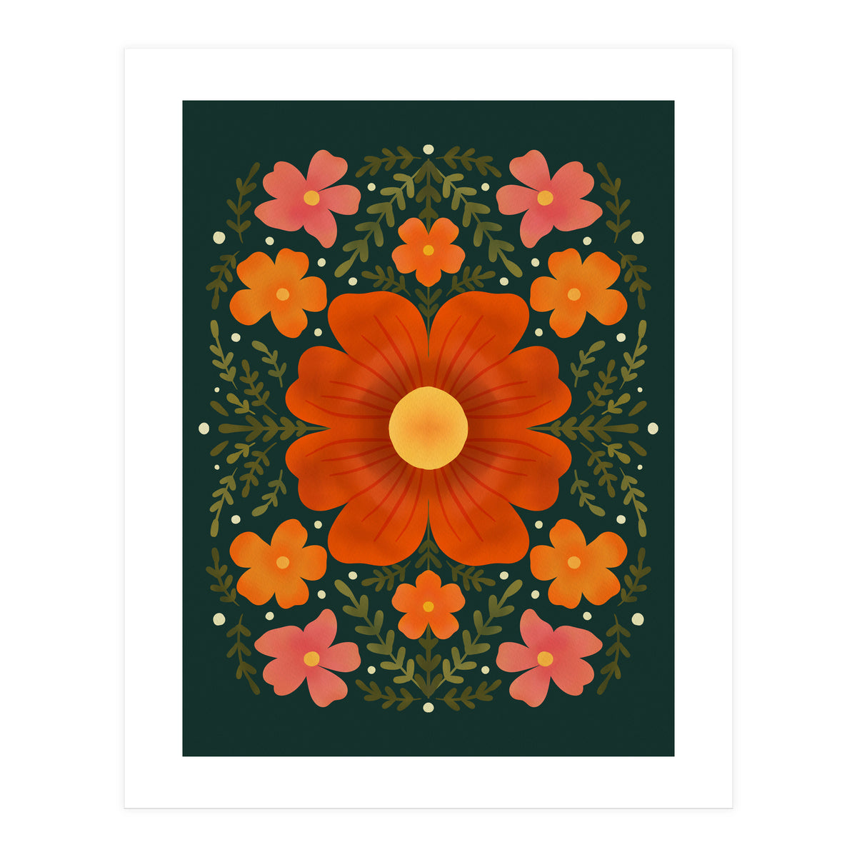 Red Flower (Print Only)