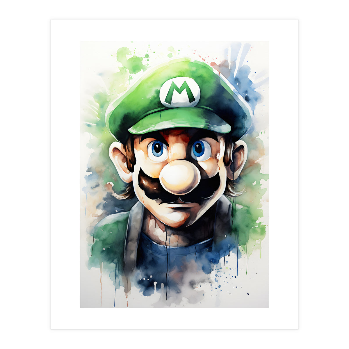Luigi Super mario (Print Only)